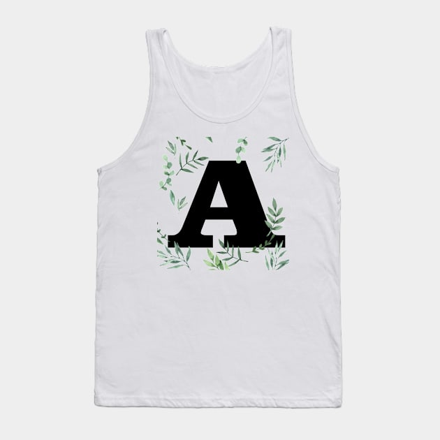 Letter A Tank Top by Polli